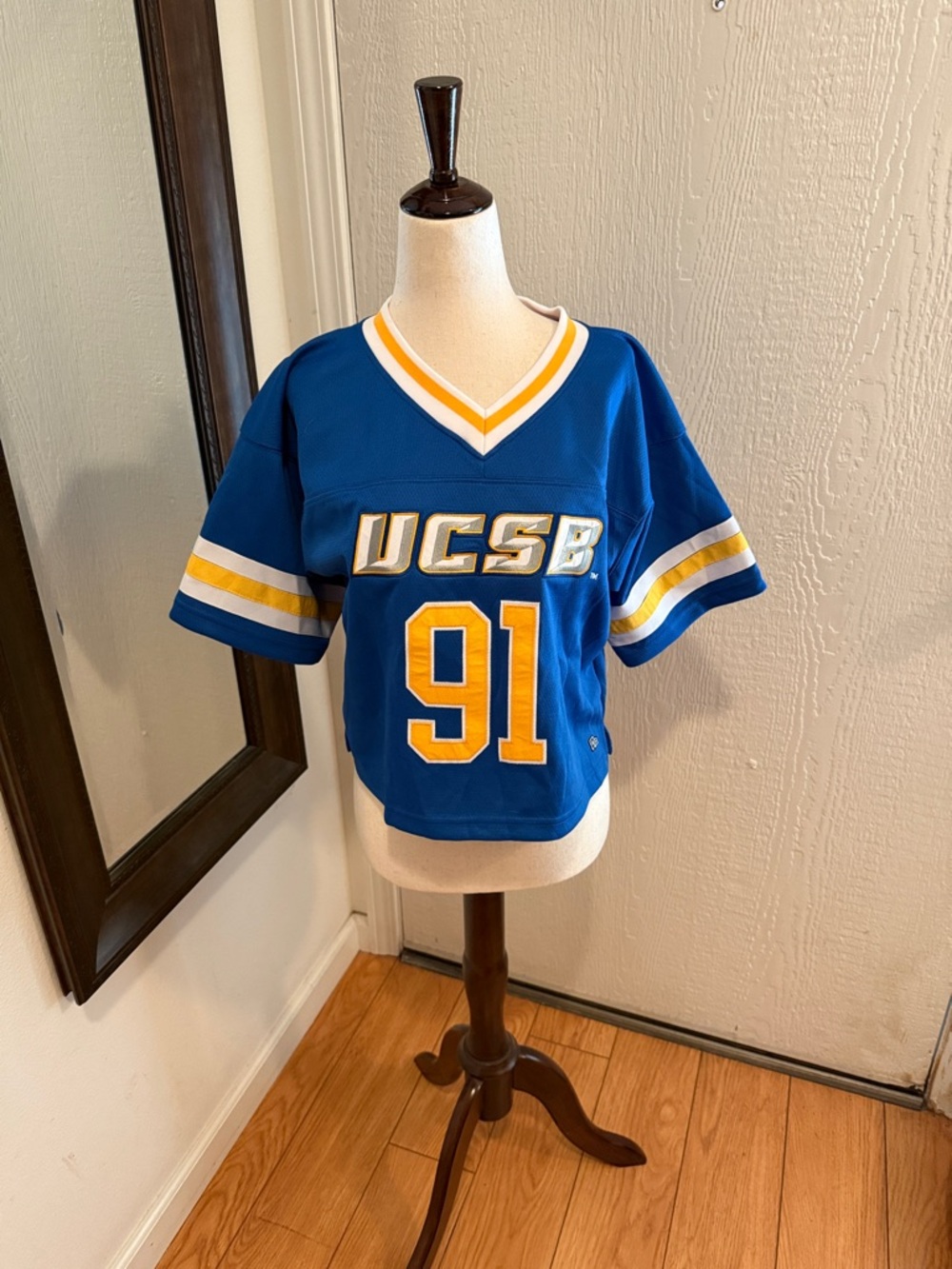 UCSB Blue & Gold Athletic Jersey Top